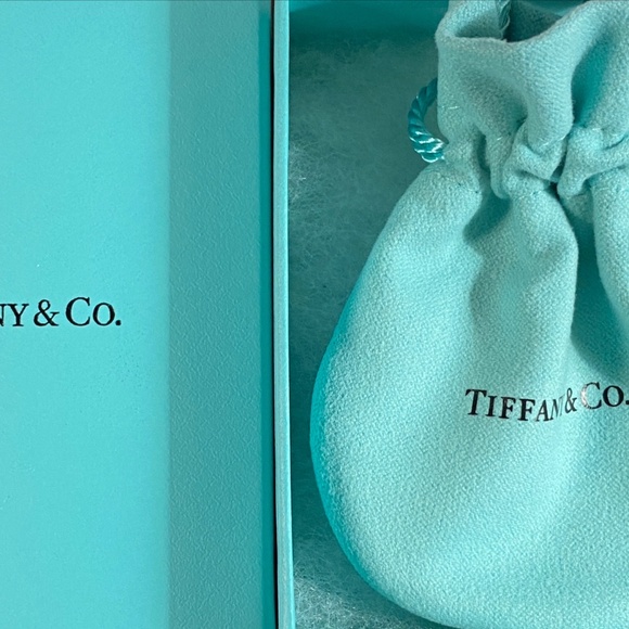 Tiffany & Co Return to Tiffany double pink enamel heart necklace 925 silver box - Picture 6 of 6